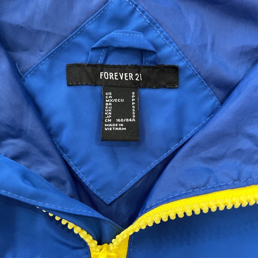 Forever 21 Color Block Windbreaker - Picture 4 of 4